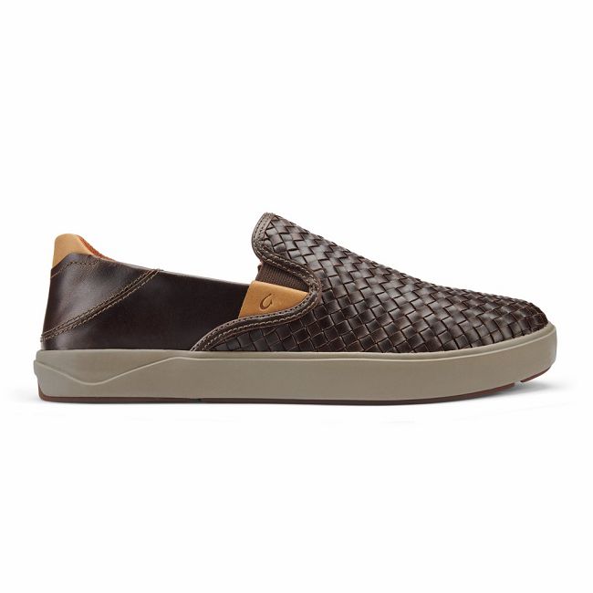 Zapatos Olukai Lae‘ahi Lauhala - Zapatos Hombre Cafes 20257-681